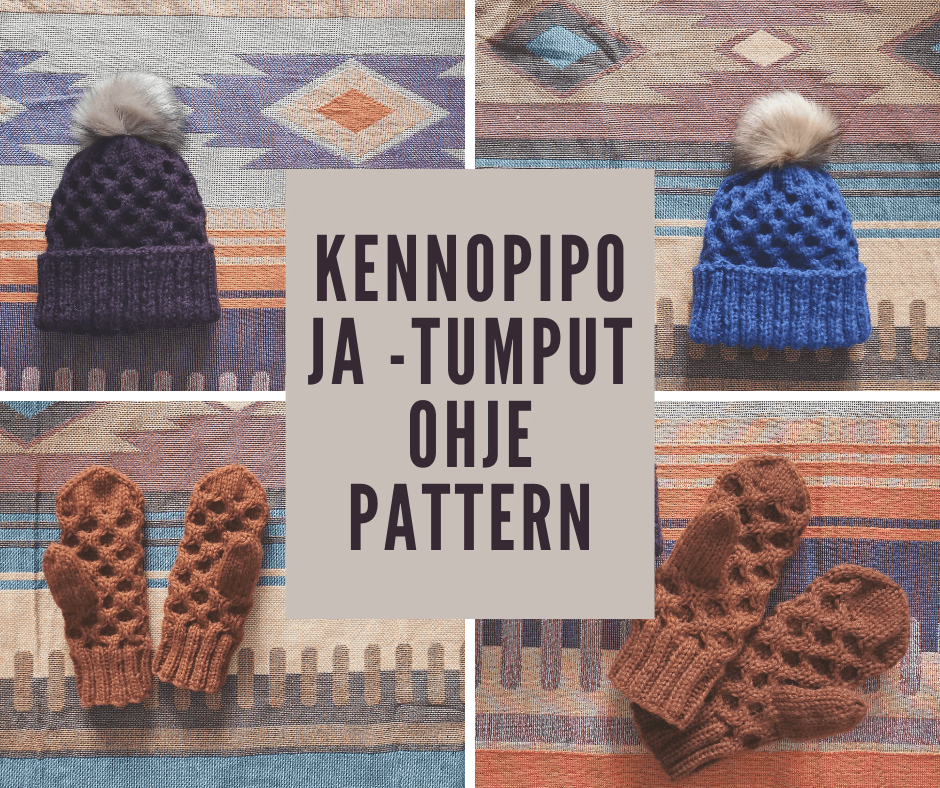 Kennopipo Ja tumput Ohje Knit Pattern FI EN Villahullu Kennopipo Ja tumput Ohje Knit Pattern FI EN Villahullu