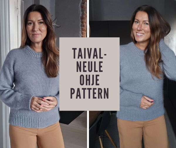 Taivalneule ohje / knit pattern (FI, EN, US)