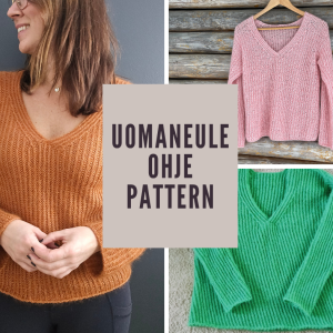 Uomaneule ohje / pattern (FI) English pattern coming up