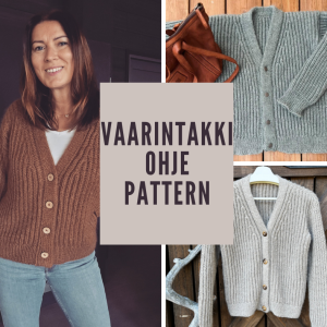 Vaarintakki ohje / pattern (FI) English pattern comin up
