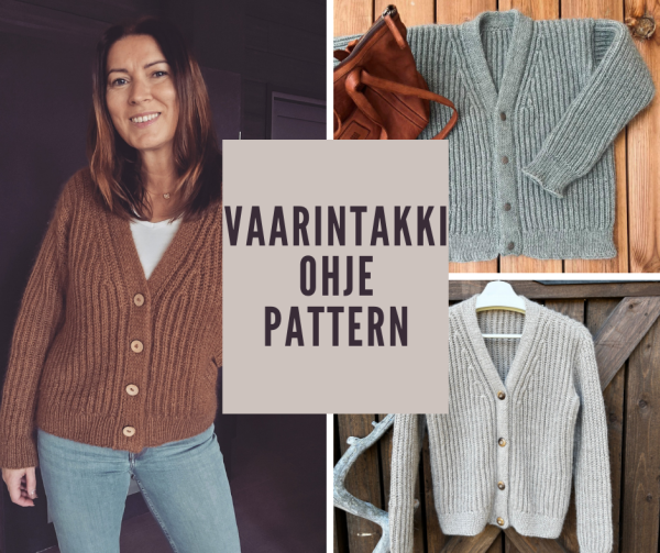 Vaarintakki ohje / pattern (FI) English pattern comin up